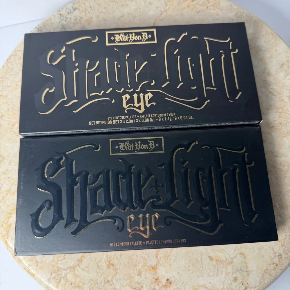Kat Von D Shade + Light Eye Contour Palette Multi Matte Neutral Eyeshadow NWOB